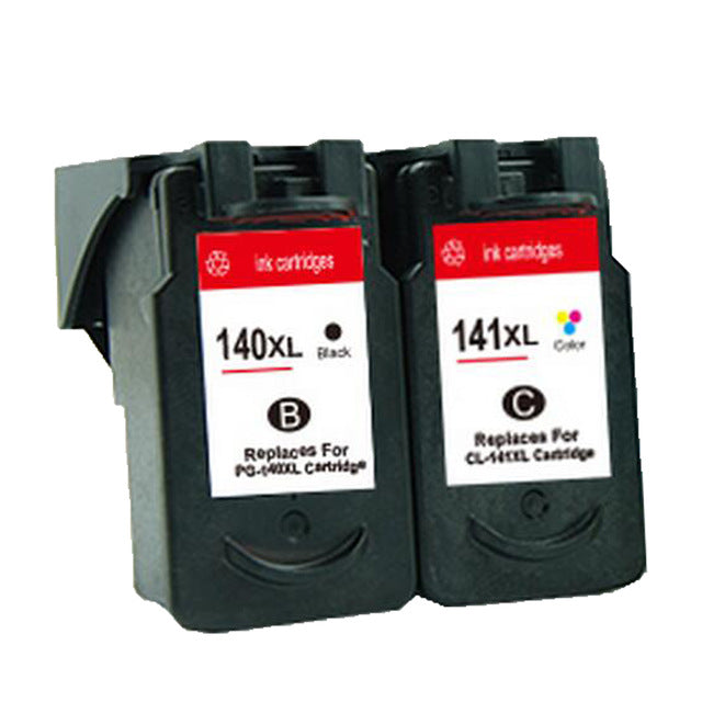 Remanufactured Canon PG-140 XL / CL 141 XL Ink Cartridges Combo Pack